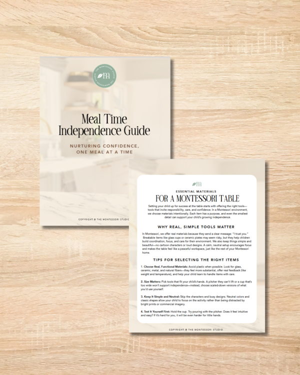 mealtime independence example